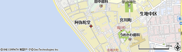 富山県黒部市生地875周辺の地図