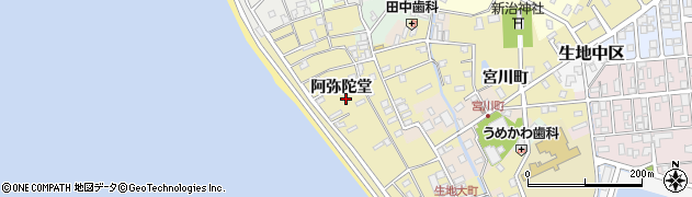 富山県黒部市生地阿弥陀堂935周辺の地図