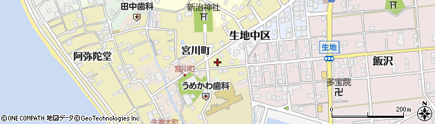富山県黒部市生地655周辺の地図