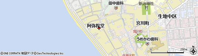 富山県黒部市生地阿弥陀堂936周辺の地図