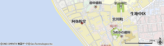 富山県黒部市生地阿弥陀堂937周辺の地図