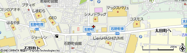 セブンイレブン羽咋石野町店周辺の地図