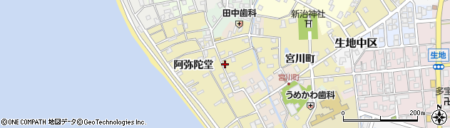 富山県黒部市生地阿弥陀堂4405周辺の地図