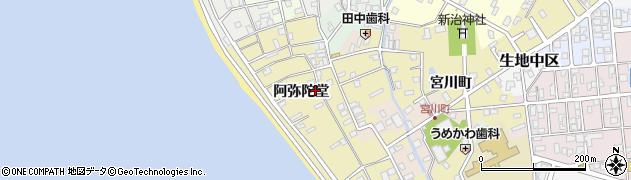 富山県黒部市生地阿弥陀堂939周辺の地図