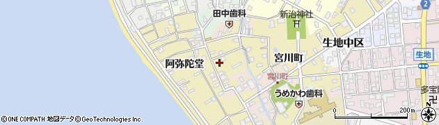 富山県黒部市生地阿弥陀堂4406周辺の地図