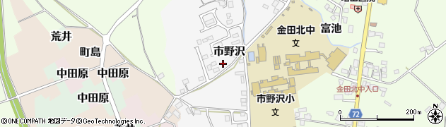 栃木県大田原市市野沢2053周辺の地図