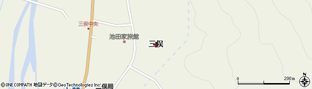 新潟県湯沢町（南魚沼郡）三俣周辺の地図