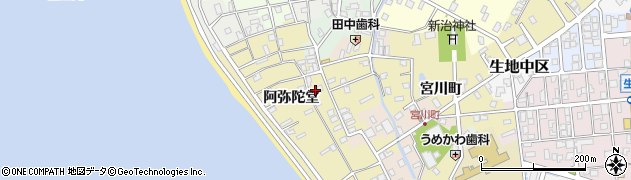 富山県黒部市生地阿弥陀堂864周辺の地図
