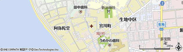 富山県黒部市生地阿弥陀堂804周辺の地図