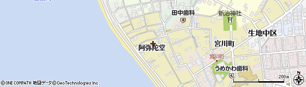 富山県黒部市生地阿弥陀堂953周辺の地図