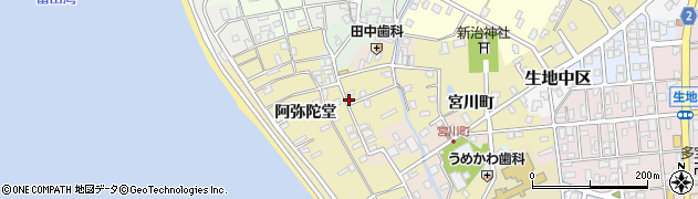 富山県黒部市生地阿弥陀堂4404周辺の地図
