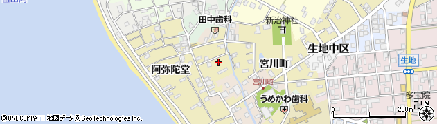 富山県黒部市生地阿弥陀堂4407周辺の地図