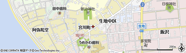 富山県黒部市生地宮川町658周辺の地図