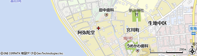富山県黒部市生地阿弥陀堂4403周辺の地図