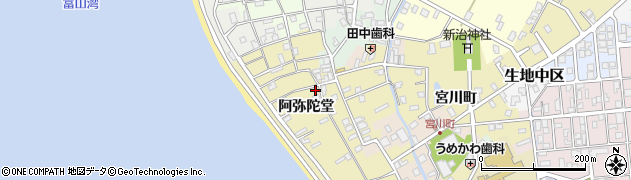 富山県黒部市生地阿弥陀堂956周辺の地図