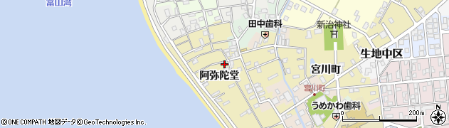 富山県黒部市生地阿弥陀堂957周辺の地図