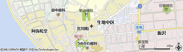 富山県黒部市生地692周辺の地図