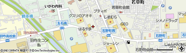 石川県羽咋市石野町（ト）周辺の地図