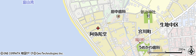 富山県黒部市生地阿弥陀堂961周辺の地図