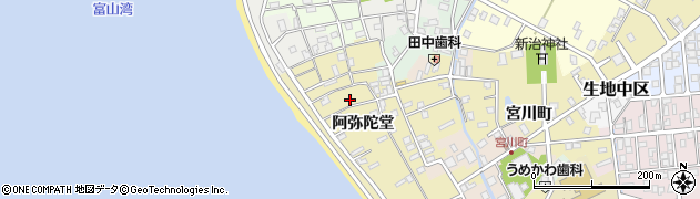 富山県黒部市生地阿弥陀堂971周辺の地図