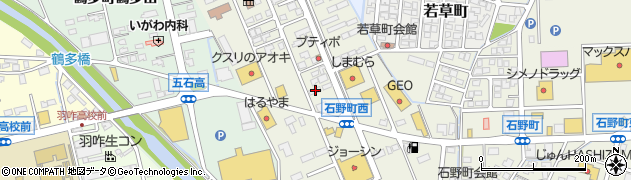 石川県羽咋市石野町ト14周辺の地図