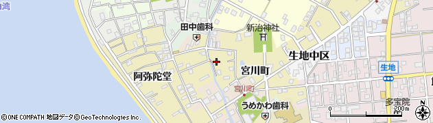 富山県黒部市生地阿弥陀堂858周辺の地図