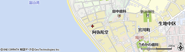 富山県黒部市生地阿弥陀堂980周辺の地図