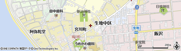 富山県黒部市生地673周辺の地図