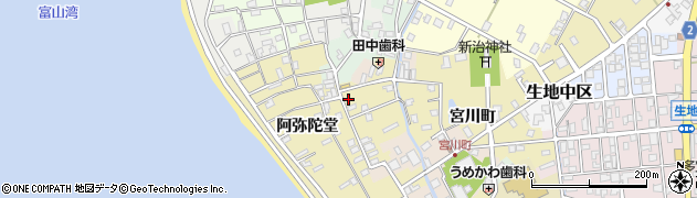 富山県黒部市生地阿弥陀堂4400周辺の地図