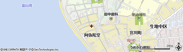 富山県黒部市生地阿弥陀堂990周辺の地図