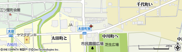ファミリーマート羽咋中川店周辺の地図