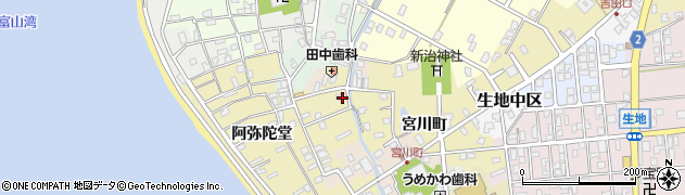 富山県黒部市生地阿弥陀堂4448周辺の地図