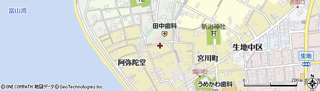 富山県黒部市生地阿弥陀堂4396周辺の地図