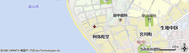 富山県黒部市生地阿弥陀堂998周辺の地図