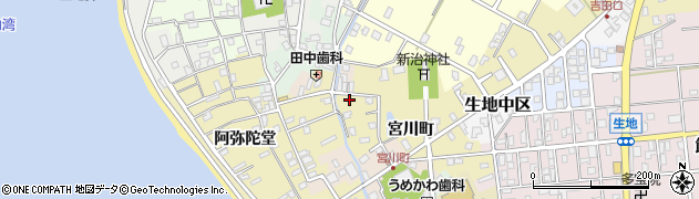 富山県黒部市生地798周辺の地図