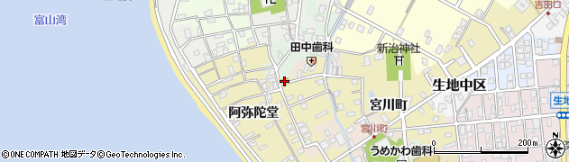 富山県黒部市生地阿弥陀堂4392周辺の地図