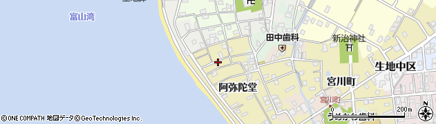 富山県黒部市生地阿弥陀堂1002周辺の地図