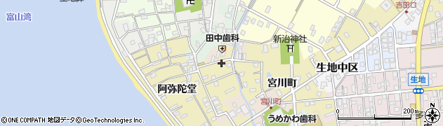 富山県黒部市生地阿弥陀堂4422周辺の地図