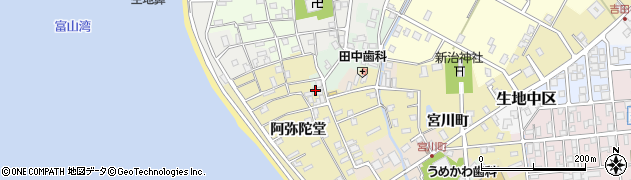富山県黒部市生地経新4388周辺の地図