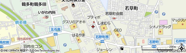 石川県羽咋市石野町ト16周辺の地図
