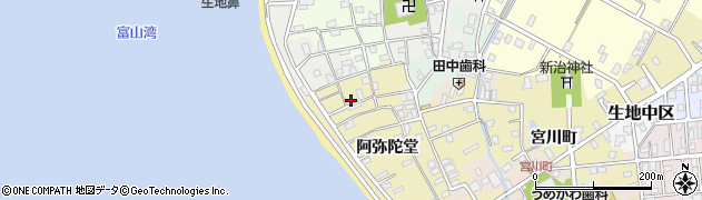 富山県黒部市生地阿弥陀堂1023周辺の地図
