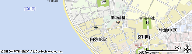 富山県黒部市生地阿弥陀堂1006周辺の地図