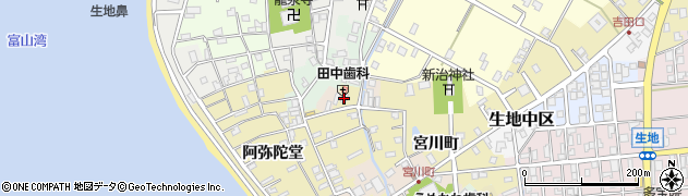 富山県黒部市生地阿弥陀堂4433周辺の地図