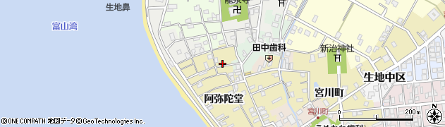 富山県黒部市生地阿弥陀堂1013周辺の地図