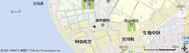 富山県黒部市生地経新4372周辺の地図