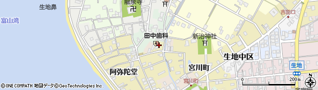 富山県黒部市生地阿弥陀堂4430周辺の地図