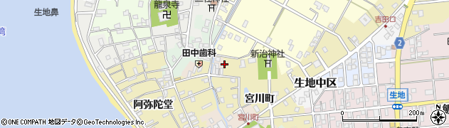 富山県黒部市生地阿弥陀堂785周辺の地図