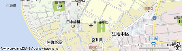 富山県黒部市生地394周辺の地図