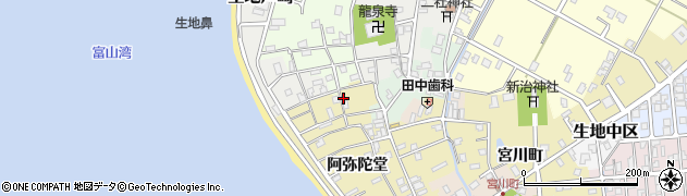 富山県黒部市生地阿弥陀堂1033周辺の地図