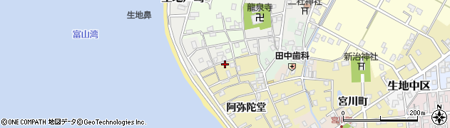 富山県黒部市生地阿弥陀堂1045周辺の地図